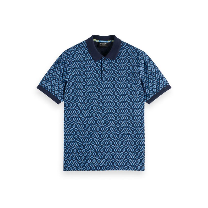 Снимка на SCOTCH&SODA MEN'S REGULAR FIT MINI ALL OVER PRINT POLO