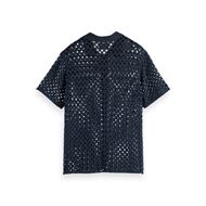 Снимка на SCOTCH&SODA MEN'S CROCHET KNITTED POLO SHORT SLEEVE