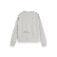 Снимка на SCOTCH&SODA WOMEN'S EMBROIDERED RAGLAN RELAXED FIT SWEATSHIRT