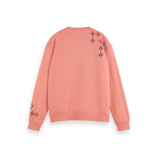 Снимка на SCOTCH&SODA WOMEN'S EMBROIDERED RELAXED FIT SWEATSHIRT