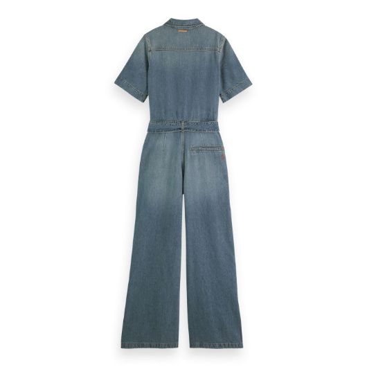 Снимка на SCOTCH&SODA WOMEN'S WASHED DENIM WORKWEAR JUMPSUIT