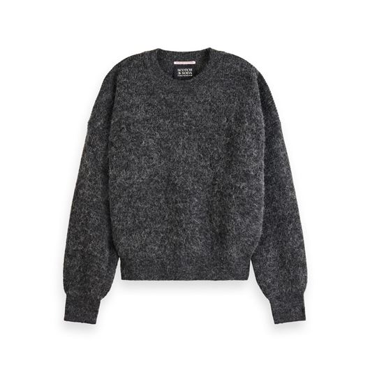 Снимка на SCOTCH&SODA WOMEN'S CORE FUZZY CREW NECK PULLOVER