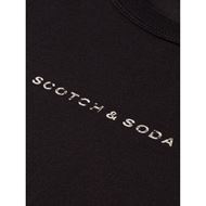 Снимка на SCOTCH&SODA WOMEN'S CORE FLATLOCK ARTWORK REGULAR FIT T-SHIRT