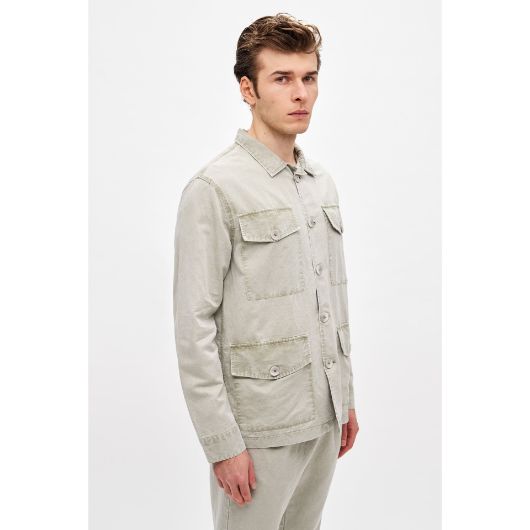 Снимка на DIRTY LAUNDRY MEN'S MILITARY OVERSHIRT