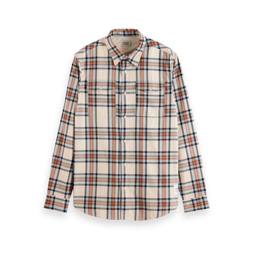 Снимка на SCOTCH&SODA MEN'S YARN DYE FLANNEL CHECK SHIRT