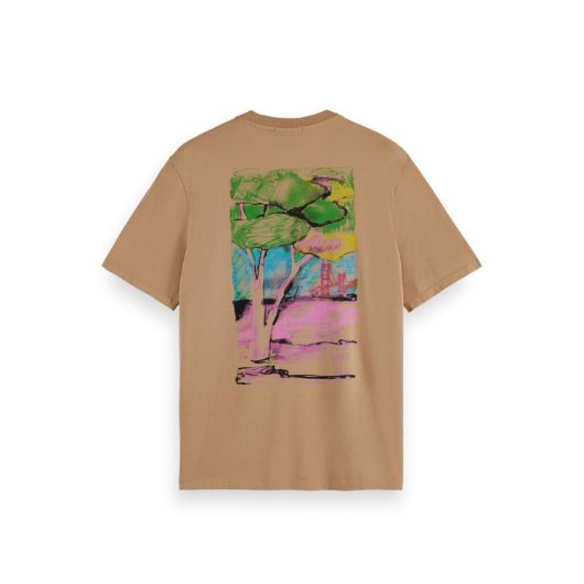 Снимка на SCOTCH&SODA MEN'S SAN FRANCISCO LANDSCAPE T-SHIRT