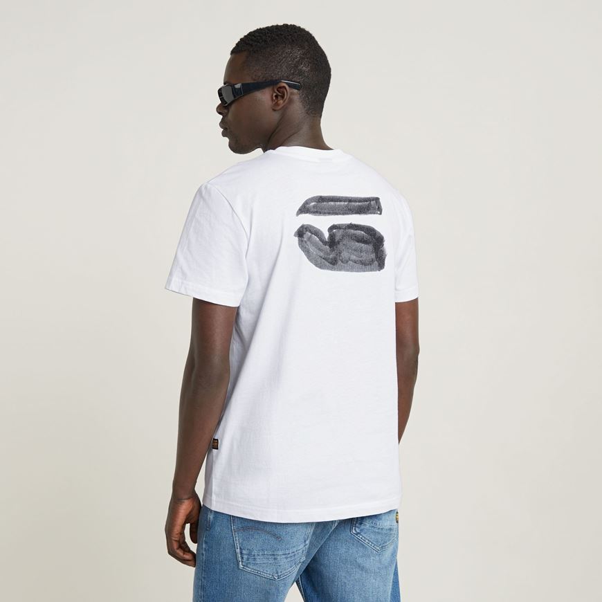 Снимка на G-STAR RAW MEN'S BURGER BACK PRINT T-SHIRT