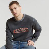 Снимка на G-STAR RAW MEN'S DESTROYED G LOGO WASHED SWEATER