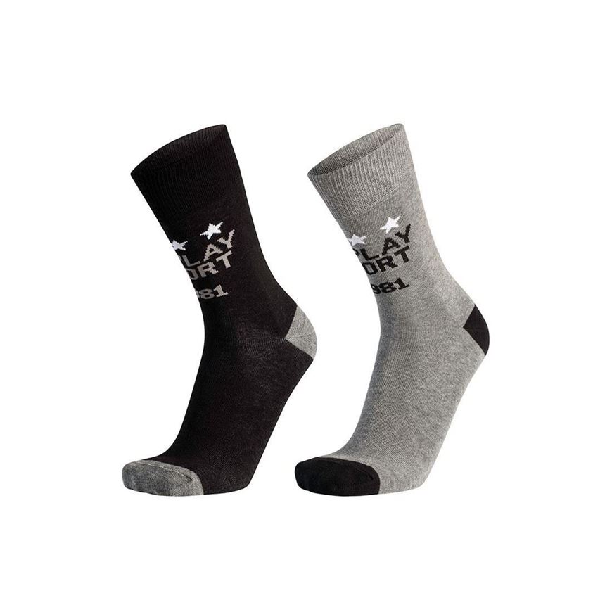 Снимка на REPLAY MEN'S BIPACK CASUAL SPORT LOGO JACQUARD SOCKS