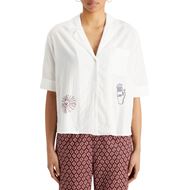 Снимка на SCOTCH&SODA WOMEN'S SS SHIRT WITH EMBROIDERY