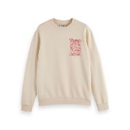 Снимка на SCOTCH&SODA MEN'S FRONT CHEST ARTWORK SWEATSHIRT