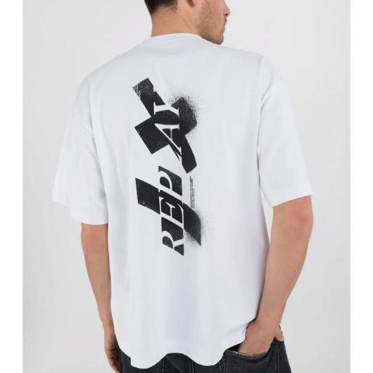 Снимка на REPLAY MEN'S "HARMONIZE" CREW-NECK T-SHIRT WITH REPLAY X MARTIN GARRIX LOGOS FRONT AND BACK