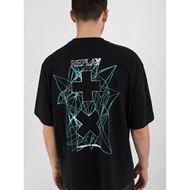 Снимка на REPLAY MEN'S "HARDWIRED" CREW-NECK T-SHIRT WITH REPLAY X MARTIN GARRIX GRAPHIC PRINT FRONT AND BACK