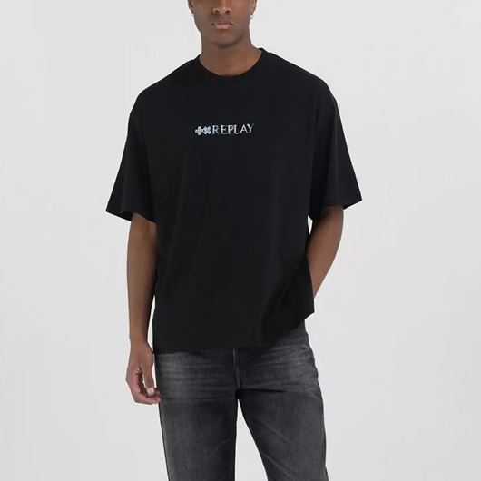 Снимка на REPLAY MEN'S "STONOLOGY" CREW-NECK T-SHIRT WITH REPLAY X MARTIN GARRIX LOGO AND LETTERING