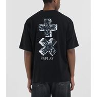 Снимка на REPLAY MEN'S "STONOLOGY" CREW-NECK T-SHIRT WITH REPLAY X MARTIN GARRIX LOGO AND LETTERING