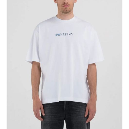 Снимка на REPLAY MEN'S "STONOLOGY" CREW-NECK T-SHIRT WITH REPLAY X MARTIN GARRIX LOGO AND LETTERING