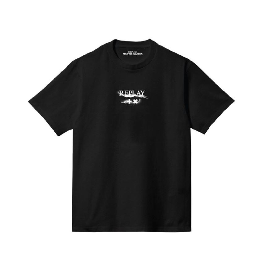 Снимка на REPLAY MEN'S "HIGHNESS" CREW-NECK T-SHIRT WITH REPLAY X MARTIN GARRIX GRAPHICS