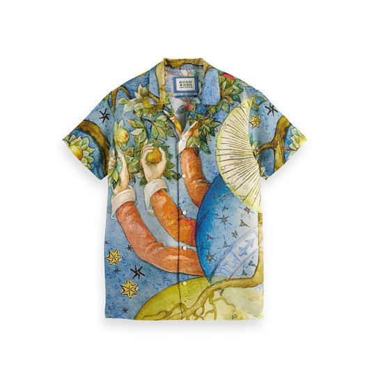 Снимка на SCOTCH&SODA MEN'S EMBASSY OF THE FREE MIND PRINTED SHIRT