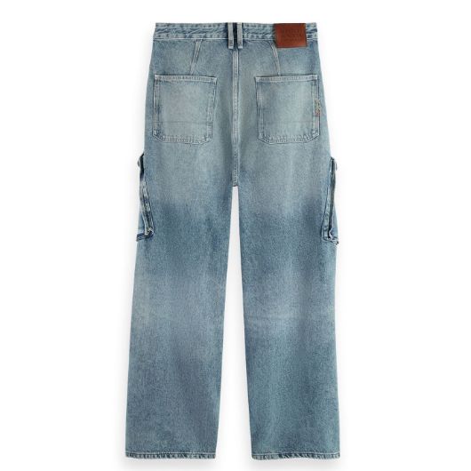 Снимка на SCOTCH&SODA MEN'S THE DAZE WIDE LEG CARGO JEANS - ROLLING ROAD