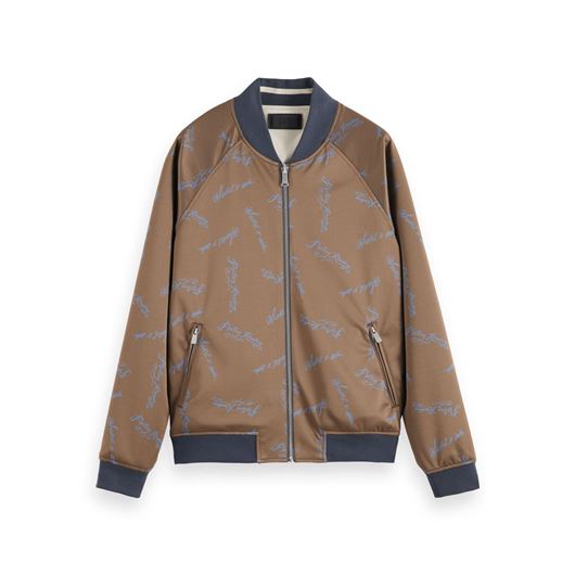 Снимка на SCOTCH&SODA MEN'S REVERSIBLE JACQUARD BOMBER JACKET