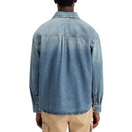 Снимка на SCOTCH&SODA MEN'S OVERSIZED WASHED DENIM SHIRT - FRISCO NIGHTS