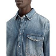 Снимка на SCOTCH&SODA MEN'S OVERSIZED WASHED DENIM SHIRT - FRISCO NIGHTS