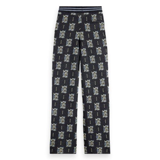 Снимка на SCOTCH&SODA WOMEN'S JACQUARD KNITTED TROUSERS