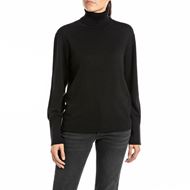 Снимка на REPLAY WOMEN'S RELAXED TURTLENECK PULLOVER IN WOOL AND CASHMERE BLEND