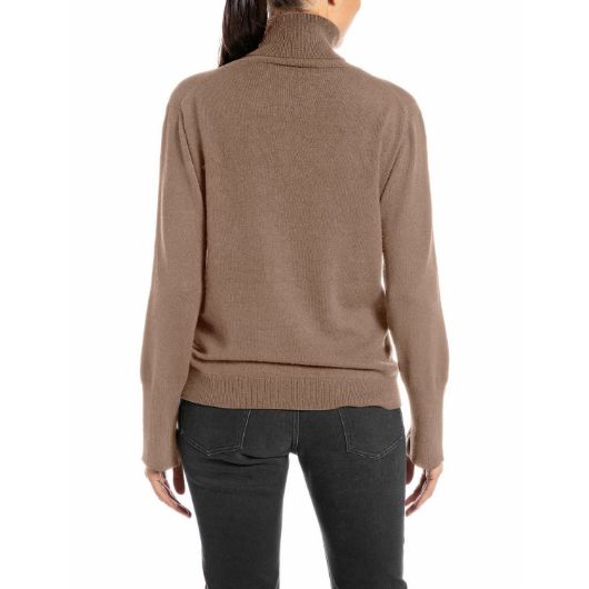 Снимка на REPLAY WOMEN'S RELAXED TURTLENECK PULLOVER IN WOOL AND CASHMERE BLEND