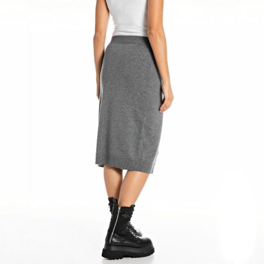 Снимка на REPLAY WOMEN'S WOOL AND CASHMERE-BLEND MIDI SKIRT