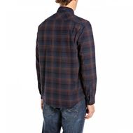 Снимка на REPLAY MEN'S INDIGO CHECKED COTTON SHIRT