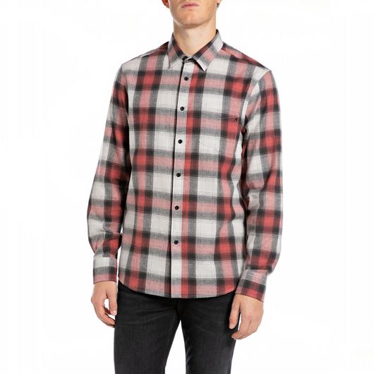 Снимка на REPLAY MEN'S CHECKED SHIRT IN LIGHT FLANNEL