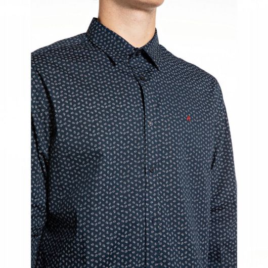 Снимка на REPLAY MEN'S POPLIN SHIRT WITH ALL OVER PRINT