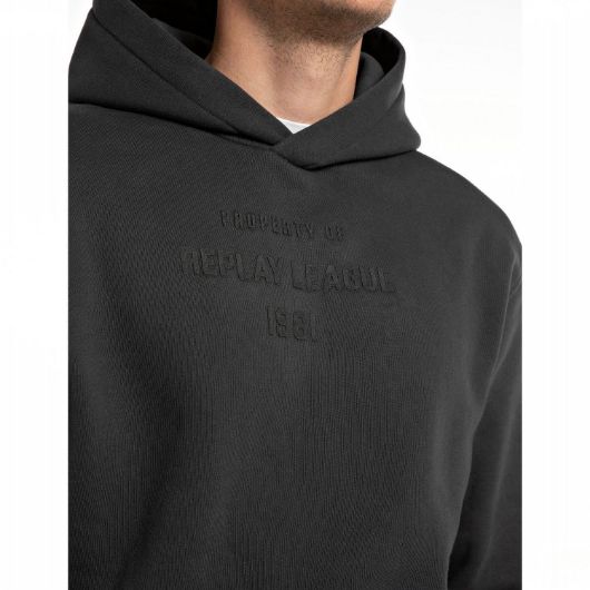 Снимка на REPLAY MEN'S HOODIE WITH REPLAY LEAGUE PRINT