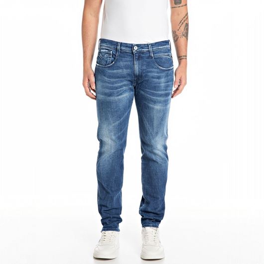 Снимка на REPLAY MEN'S SLIM FIT ANBASS GLACIER BLUES JEANS