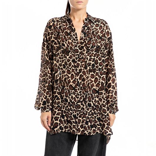 Снимка на REPLAY WOMEN'S LONG DAPPLED SHIRT