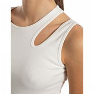 Снимка на REPLAY WOMEN'S FINE-RIB ONE-SHOULDER T-SHIRT