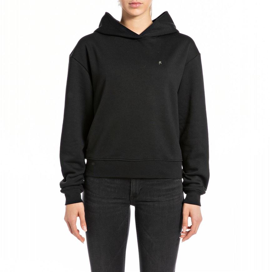 Снимка на REPLAY WOMEN'S OVERSIZED COTTON FLEECE HOODIE