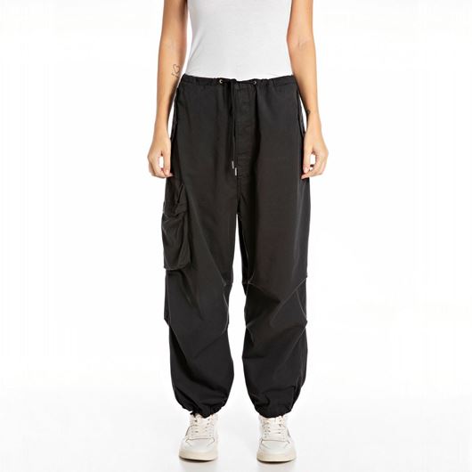 Снимка на REPLAY WOMEN'S CARGO TROUSERS IN TWILL