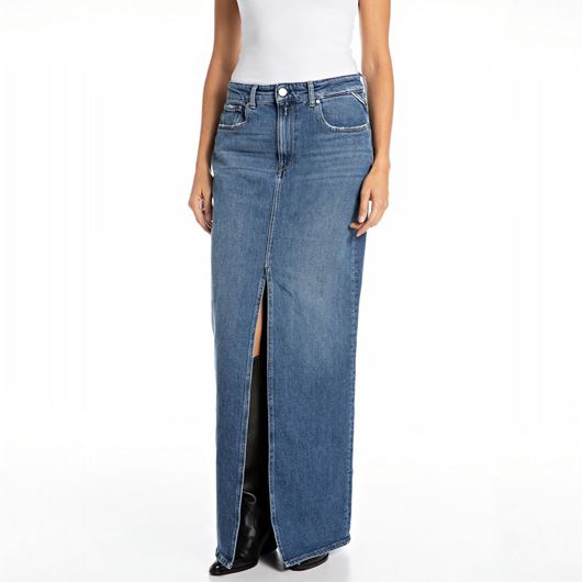 Снимка на REPLAY WOMEN'S LONG DENIM SKIRT