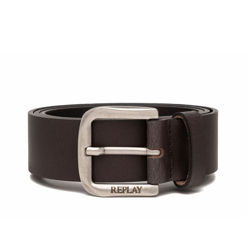 Снимка на REPLAY MEN'S  CRUST BUFALO PULL-UP LEATHER BELT