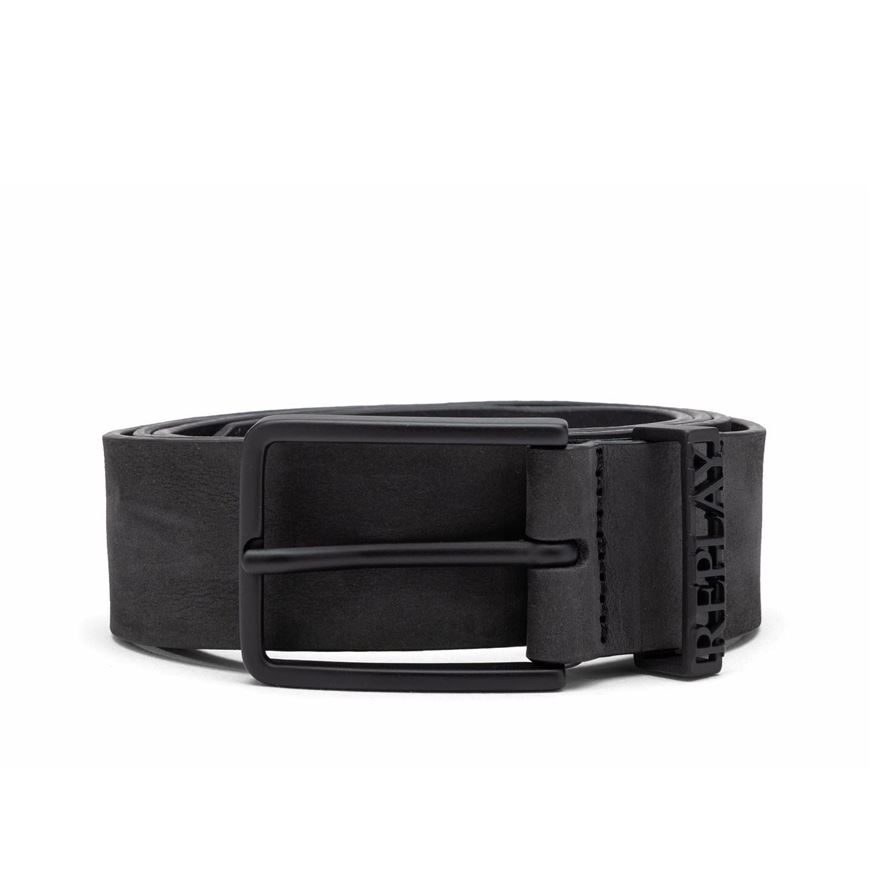 Снимка на REPLAY MEN'S LEATHER BELT WITH VELVET EFFECT