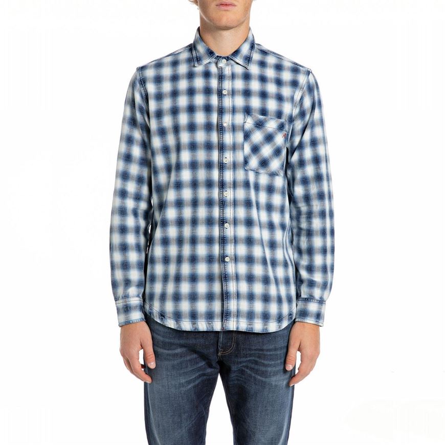 Снимка на REPLAY MEN'S CHECKED COTTON SHIRT