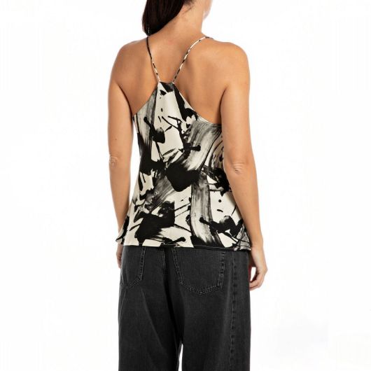 Снимка на REPLAY WOMEN'S VISCOSE TOP WITH PRINT