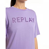 Снимка на REPLAY WOMEN'S CREW-NECK JERSEY T-SHIRT