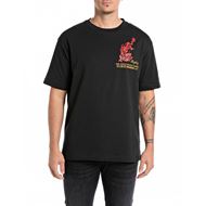 Снимка на REPLAY MEN'S BASIC JERSEY T-SHIRT WITH PRINT