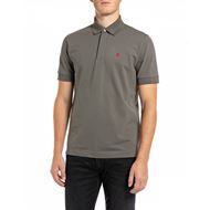 Снимка на REPLAY MEN'S SOLID-COLOURED STRETCH PIQUE POLO SHIRT