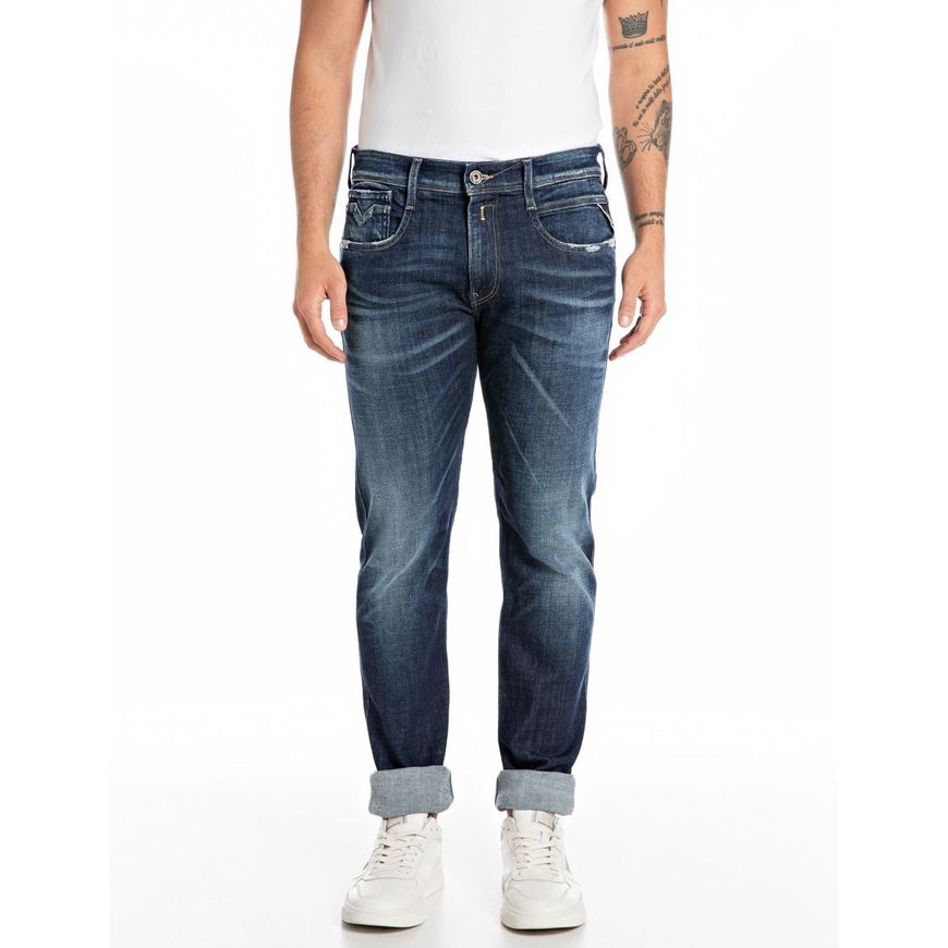 Снимка на REPLAY MEN'S SLIM FIT ANBASS AGED ECO DENIM JEANS