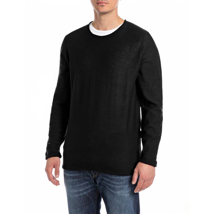 Снимка на REPLAY MEN'S CREWNECK KNITTED PULLOVER