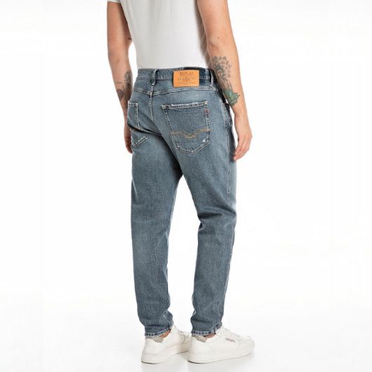 Снимка на REPLAY MEN'S RELAXED TAPERED FIT SANDOT ORIGINAL JEANS